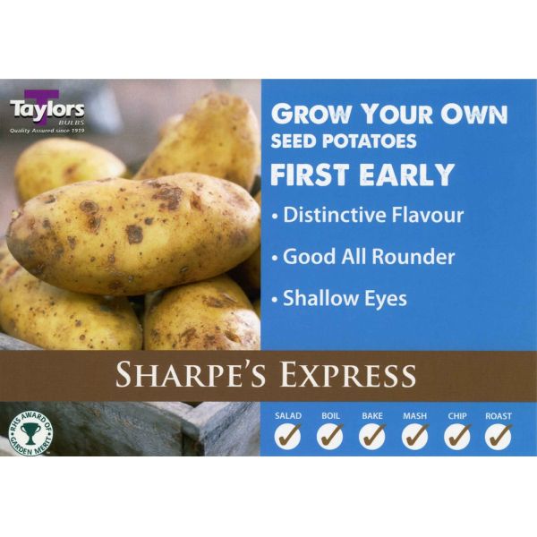 Sharpe's Express Seed Potatoes 2kg Bag